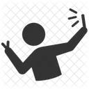 Selfie Selfie Liebhaber Handy Suchtiger Icon