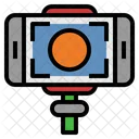 Selfie Stick Smartphone Photographer Icon