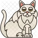 Selkirk-Katze  Symbol