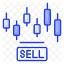 Sell Stock Trading Icon