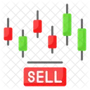 Sell Stock Trading Icon