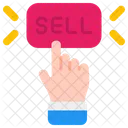 Sell Button Finger Click Icon