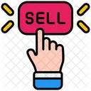 Sell Button Finger Click Icon