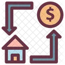 Exchange House Dollar Icon