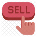 Sell Button Stocks Icon