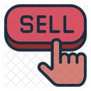 Sell Button Stocks Icon