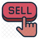 Sell Button Stocks Icon