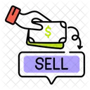 Giving Money Sell Selling Price Icon