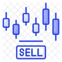 Sell Stock Trading Icon
