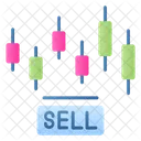 Sell Stock Trading Icon