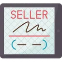 Seller Signature Name Icon