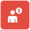 Account Dollar User Icon