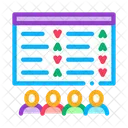 Table Sellers Buyers Icon