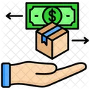 Selling Cash Flow Cost Icon