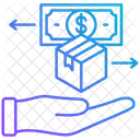 Selling Cash Flow Cost Icon
