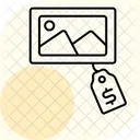 Selling Painting Minimal Outline Icon