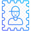 Sello Postal Icono