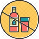 Sem Alcool Alcool Proibicao Ícone