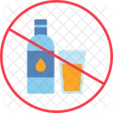 Sem Alcool Alcool Proibicao Ícone