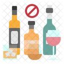 Sem Alcool Alcool Nao Ícone