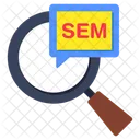 Sem Search Engine Marketing Marketing Analysis Icon