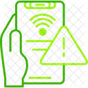 Sem Wifi Telefone Na Mao Offline Ícone