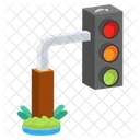 Semaforos Semaforo Controle De Trafego Ícone