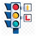 Senales De Trafico Semaforos Semaforos Icono