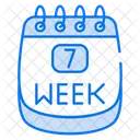 Semana Calendario Data Ícone