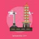 Semarang Travel Monument Icon