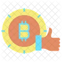 Tipo Tipo Bitcoin Taxa De Bitcoin Icon