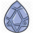 Semi Precious Stone Diamond Jewel Icon