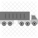 Semi Truck Transport Dump Icon