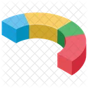 Semicircle Chart  Icon