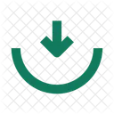 Semicircle Download Download Arrow Icon