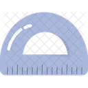 Semicircle Ruler  Icon