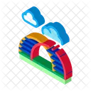 Semicircular Hill Ladder Icon