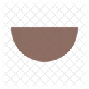 Semi Circulo Ícone