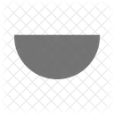Semi Circulo Ícone