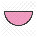 Semi Circulo Ícone
