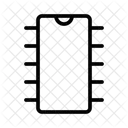 Semicondutor Chip Eletronica Ícone