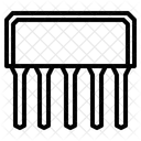 Semicondutor Transistor Chip Ícone