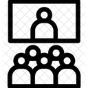 会議、プレゼンテーション、ミーティング アイコン