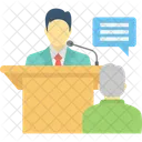Debate Lecture Seminar Icon