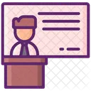 Seminar Presentation Conference Icon