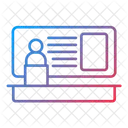 Conference Presentation Meeting Icon