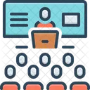Seminar Demonstration Presentation Icon