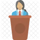 Seminario Presentador Profesor Icono