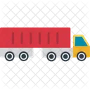 Semi Camion Transporte Volcado Icono