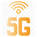 5 G Internet Senal Icono